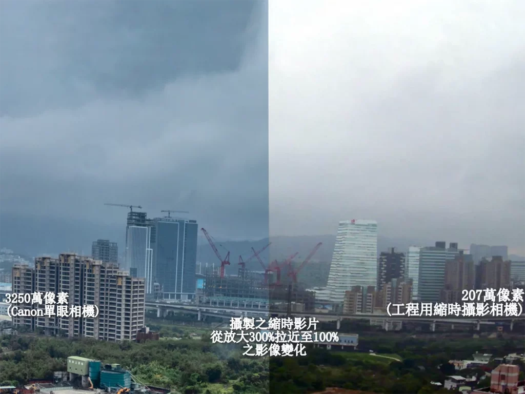 高階單眼與縮時攝影機即時比較